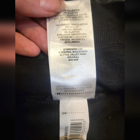 Gymshark XS Adapt Animal Seamless Sports Bra Black - Picture 7 of 8